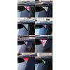 2Pcs Car Exterior Rear Back Trunk Tailfins Spoiler Wing 3D Sticker Decal for BMW Mini Cooper F56 Car Styling Accessories