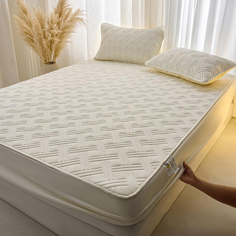Category A Maternal and Infant Waterproof Diaper Sheet, Quilted Thickened Mattress Protector, Dustproof Bed Cover, Bed Cover