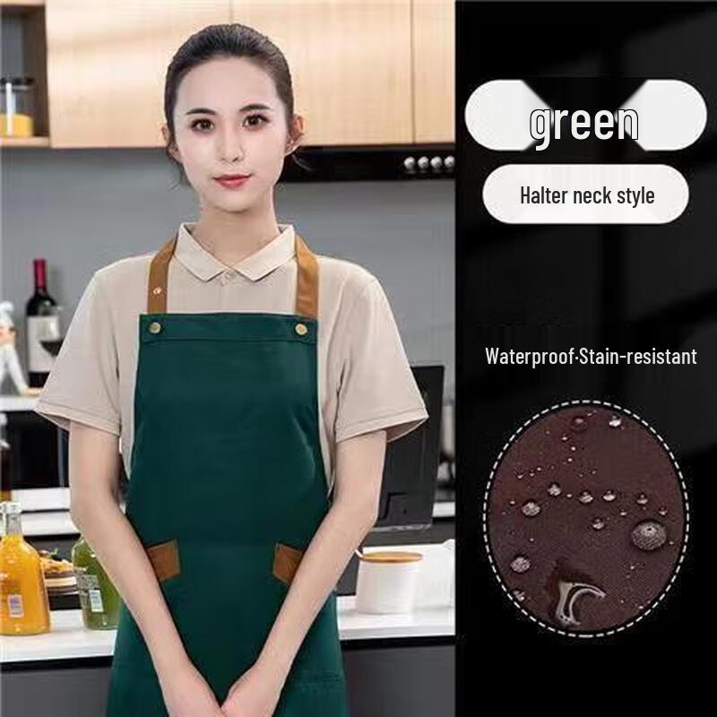 Tingle Waterproof Oil-Proof Canvas Apron