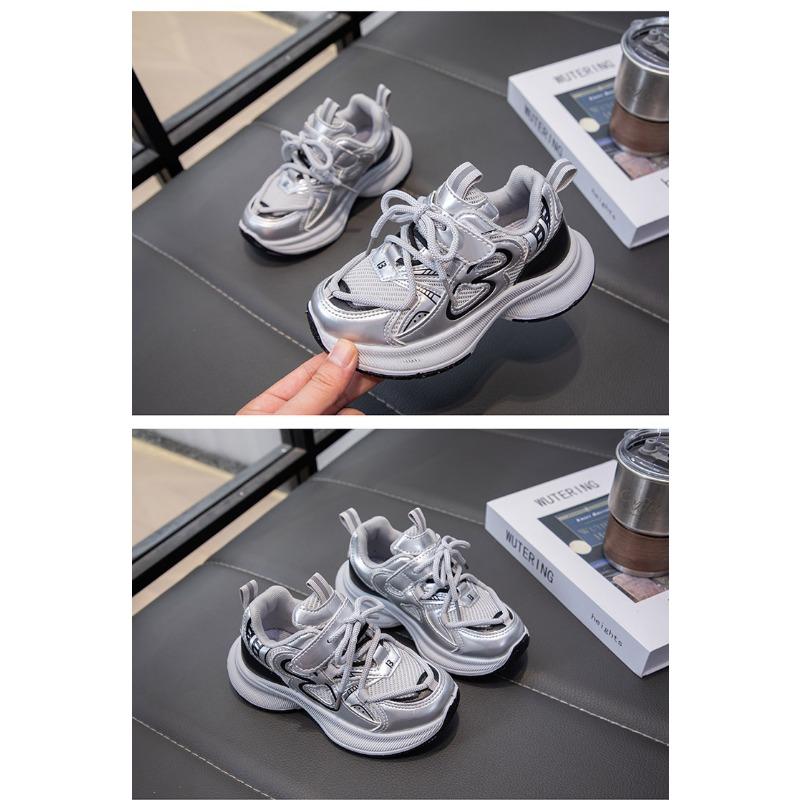 Breathable Non Slip Soft Sole Kids Athletic Dad Sneakers Sports Shoes For Boys And Girls
