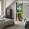 76Style 77/90cm Self-Adhesive Door Stickers Removable Wall Sticker Scenery Wallpaper Stone Stair Murals for Doors Modern Home Decor