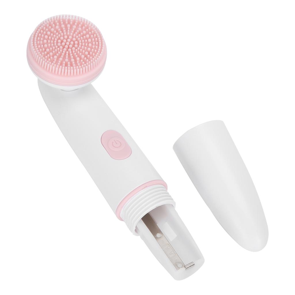2‑In‑1 Electric Ultrasonic Silicone Face Cleansing Brush Pore Cleaner Face Cleansing Brush