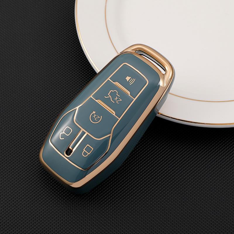 Ford Mondeo Key Set for Fox Wingbo Fiesta Forrest Lincoln Mustang TPU All-inclusive Shell