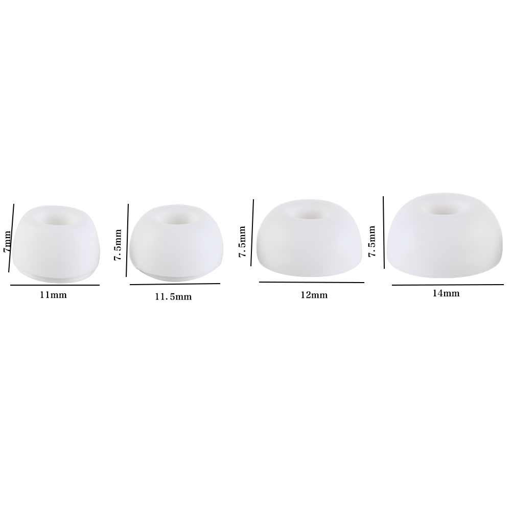 1pair Earmuffs Ear Tips Silicone Headphone Eartips Earphone Case Earplug Cover  For Airpods Pro 1/2