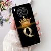 For Huawei Nova 8i Case Honor 50 Lite New Crown Letters Cover Clear Silicone Soft Slim Phone Case For Honor 50 Lite Nova8i Shell