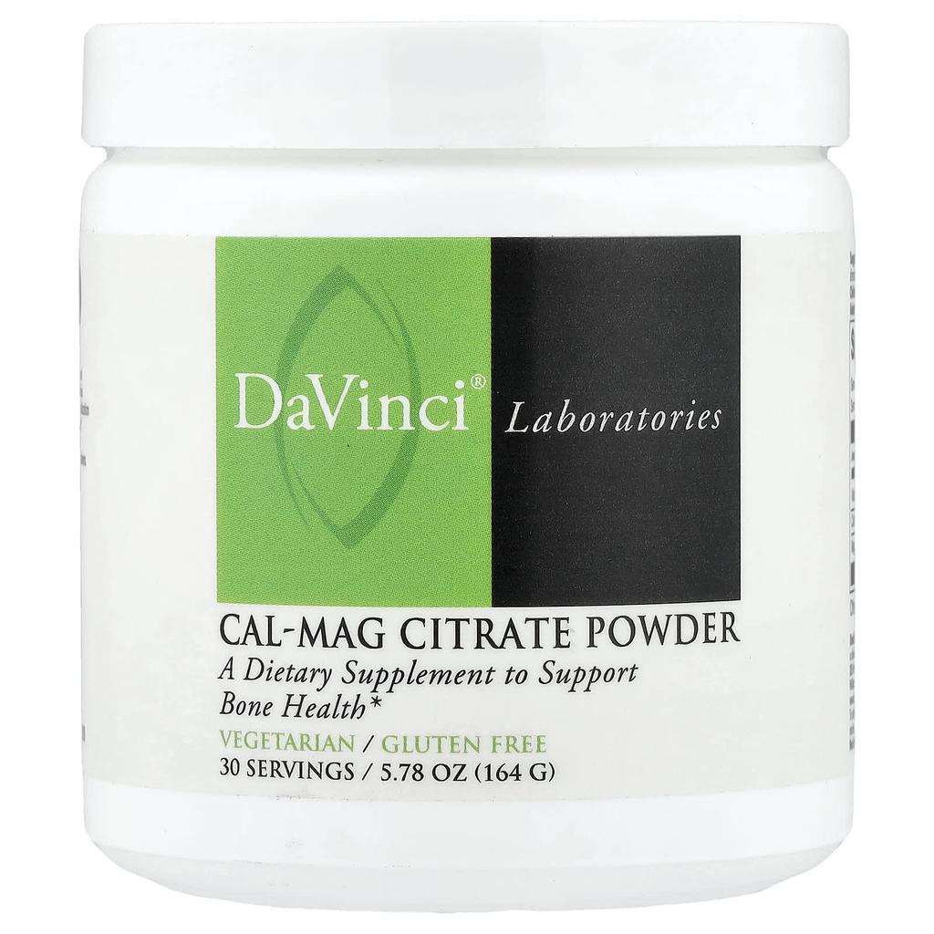 DaVinci Laboratories, Cal-Mag Citrate Powder, 164g (5.78oz)