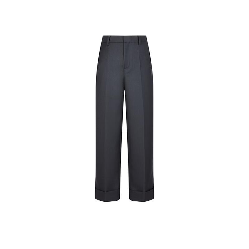LESS 2025 Spring Casual Straight-Leg Commuter Pants