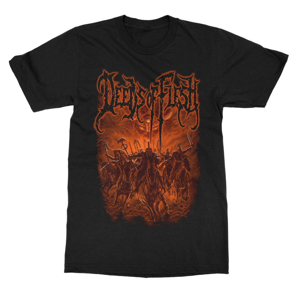 Fit Deeds of Flesh Band Graphic Cotton Tshirt Unisex Summer Short Sleeve Fashion Brand Tee Luxury Casual Vintage Retro Top
