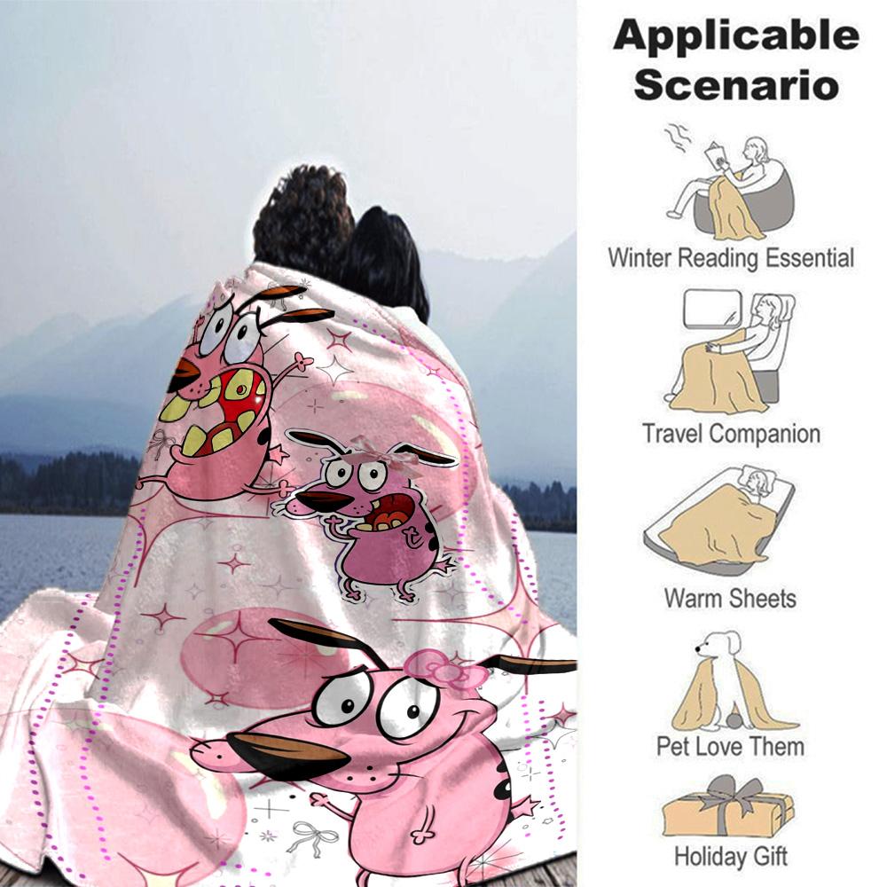 Mut Aufdruck Flanelldecke Hohe Qualität Warm Bequem Decke für Alle Jahreszeiten Perfekt für Geschenke Heimdekoration