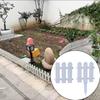 10 Pezzi Bordo Recinzione Giardino in Plastica Bordatura per Fioriere Prato Decorazione Percorso Paesaggistico 19x20cm Fai da Te Giardino di Casa Cortile Recinzione
