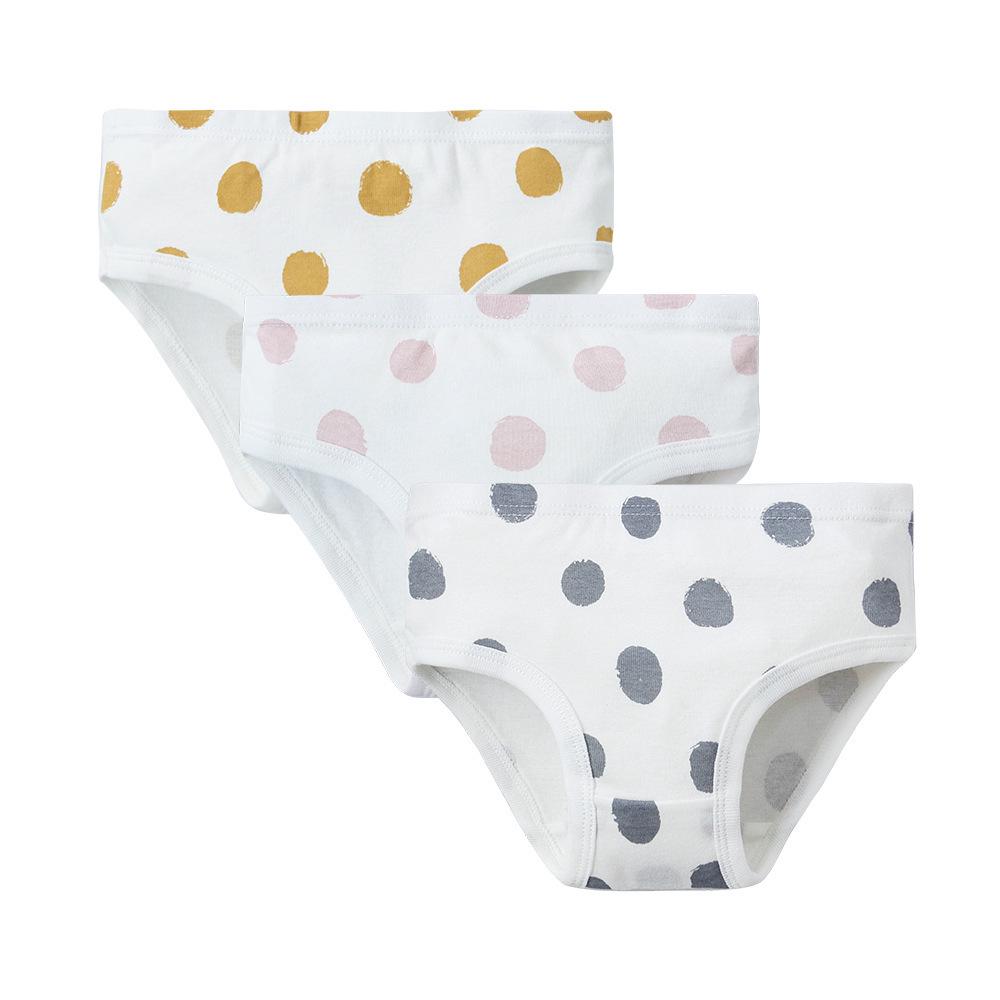 Zertifizierte Baumwoll-Dreieckunterwäsche für Mädchen - Atmungsaktive Baby-Shorts im europäischen und amerikanischen Stil