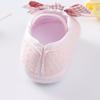 Sweet Bowknot Baby Girl Shoes Infant Soft Bottom First Walker Cotton Newborn Prewalker Spring Toddler Shoes