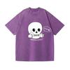 Oversized Summer Fashion Tunics Male Clothes Short Sleeve Round Neck Harajuku Chic Washed Acid Tees Casual Loose Sports Top