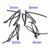 Tools Heat Shrink Tube Gadget Pack Wrap 3mm-6mm 4pcs Accessory Replacement Assortment Black Insulation Practical