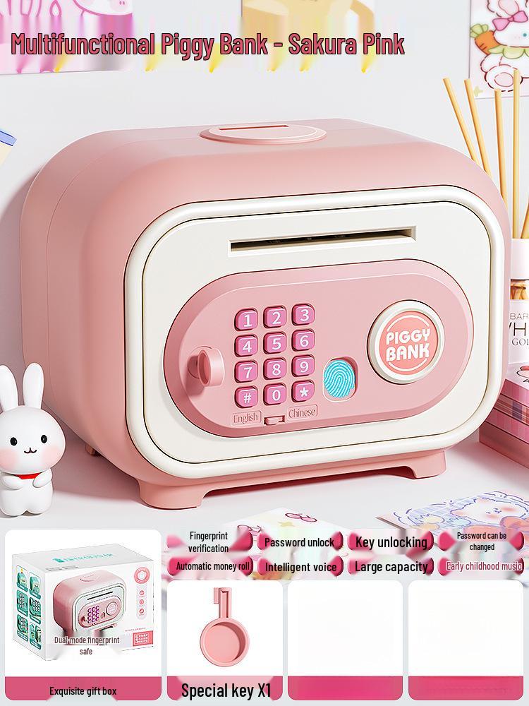 2024 Large Capacity Password Piggy Bank for Girls