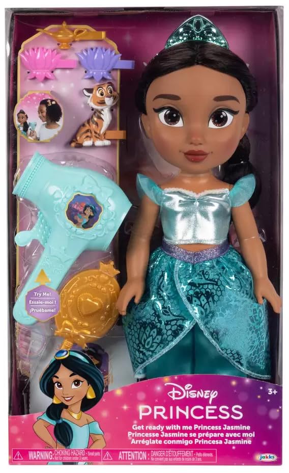 

Hair Care Set 1784991 Toddler Doll Hair Dryer Hair Brush Accessories Hair Styling Disney PrincessFrozen (Jasmine) [Used]