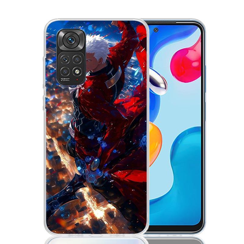 Fate Zero Stay Night Archer Phone Case For Xiaomi Redmi Note 15 14 13 12S 12 Pro Plus 11S 11E 11 11T 10S 10 Art Soft Pattern Cov