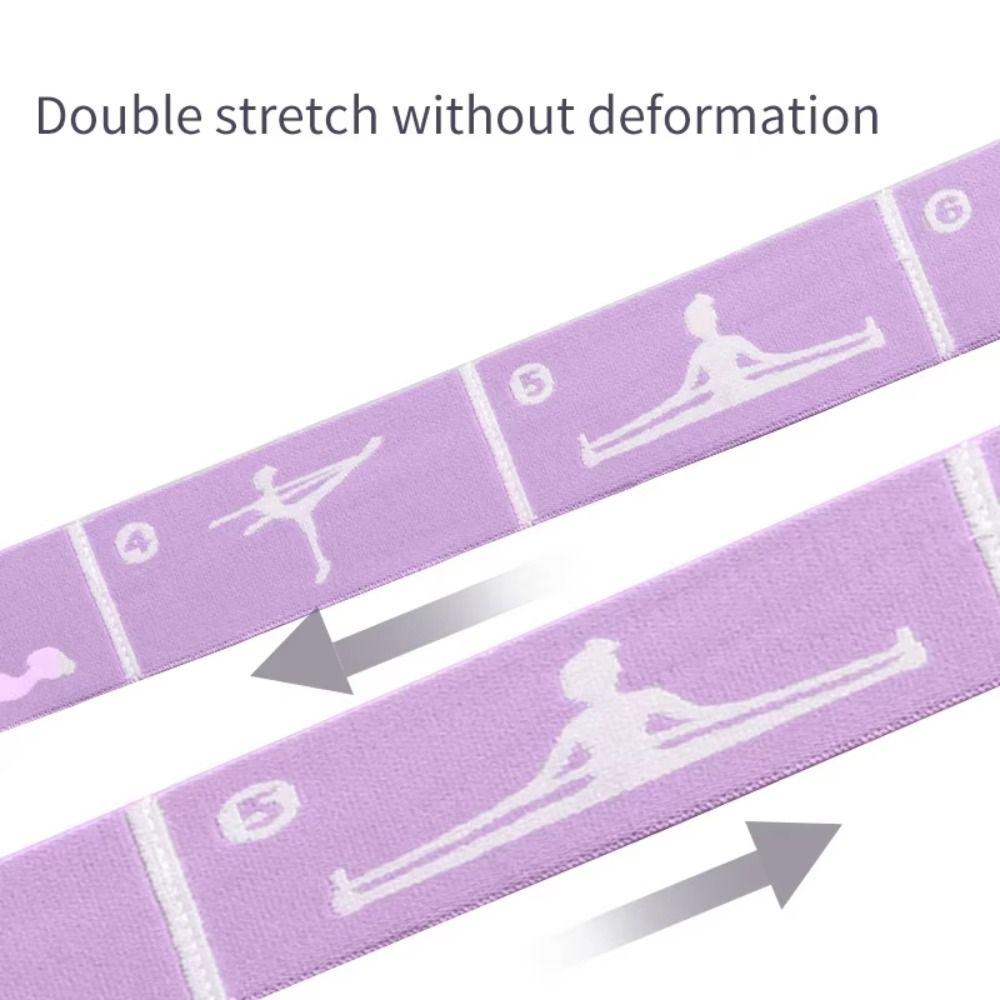 Segmented Markings Yoga Pilates Resistance Band Fitness Exercise Pull Strap  Posture Correction