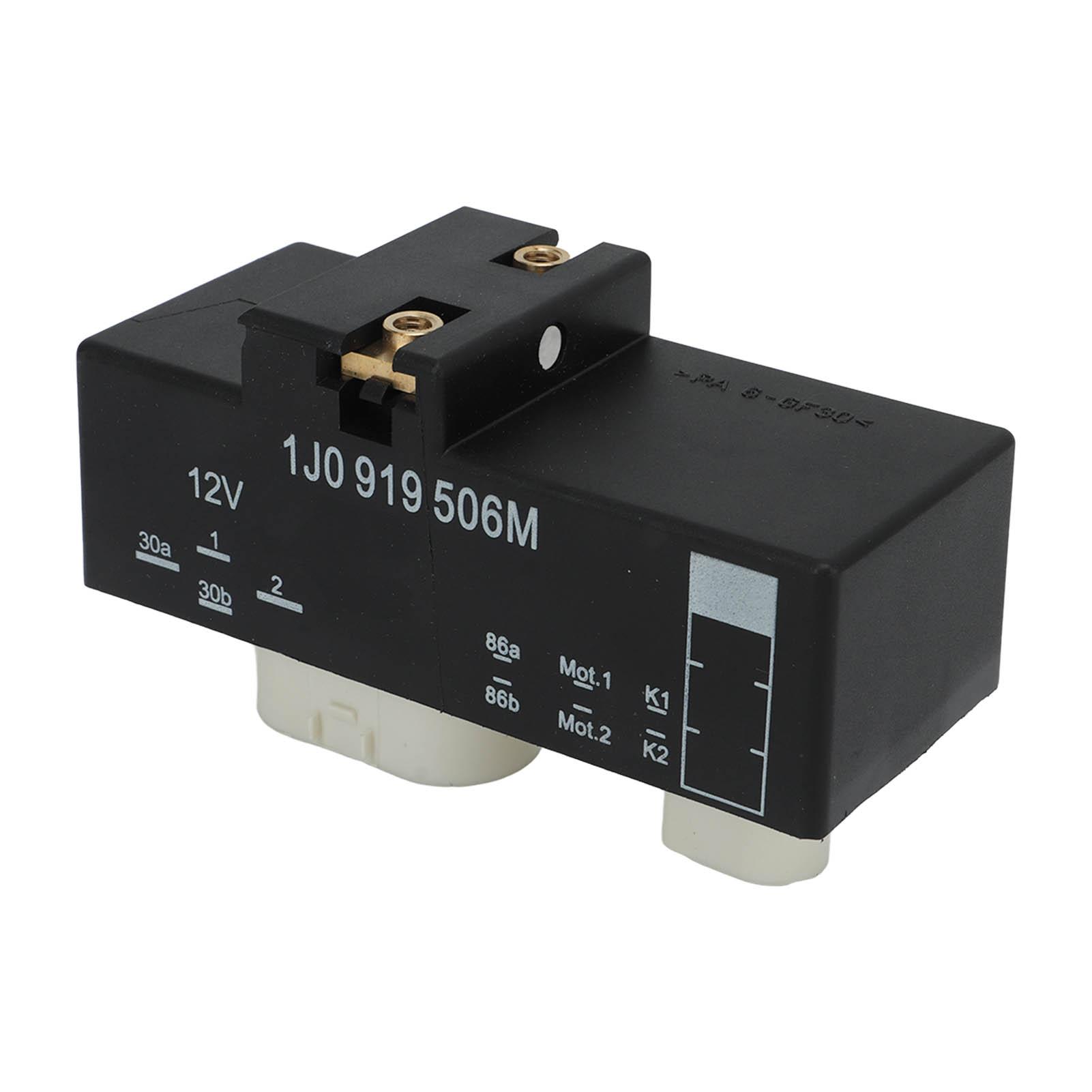 

Radiator Fan Control Relay 1J0919506M 12V Regulator Cooing Coolant Fan Control Switch Unit for A3 S3