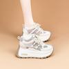 Small Man Thick-soled Height-increasing Forrest Gump Shoes Women's Summer New Mesh Breathable Korean Version Retro Versatile Dad Shoes
