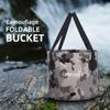 Secchio Pieghevole da Pesca Camper 20L 5.28 Galloni Secchio Pieghevole Portatile Lavabo da Campeggio