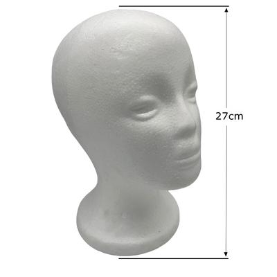 Female Mannequin Head Polystyrene Foam Hat Glasses Display Hat Wig Display Stand Rack Mannequin Manikin Head Model 2028