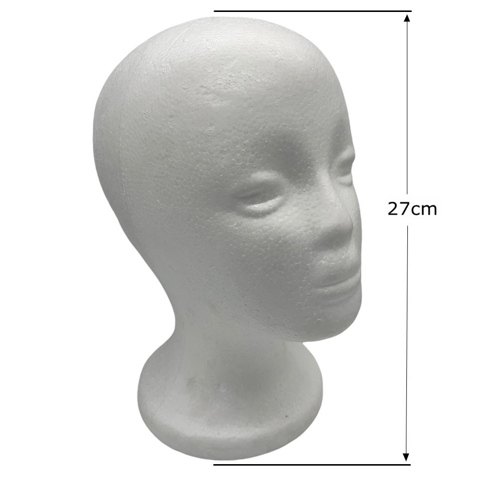 Female Mannequin Head Polystyrene Foam Hat Glasses Display Hat Wig Display Stand Rack Mannequin Manikin Head Model 2028