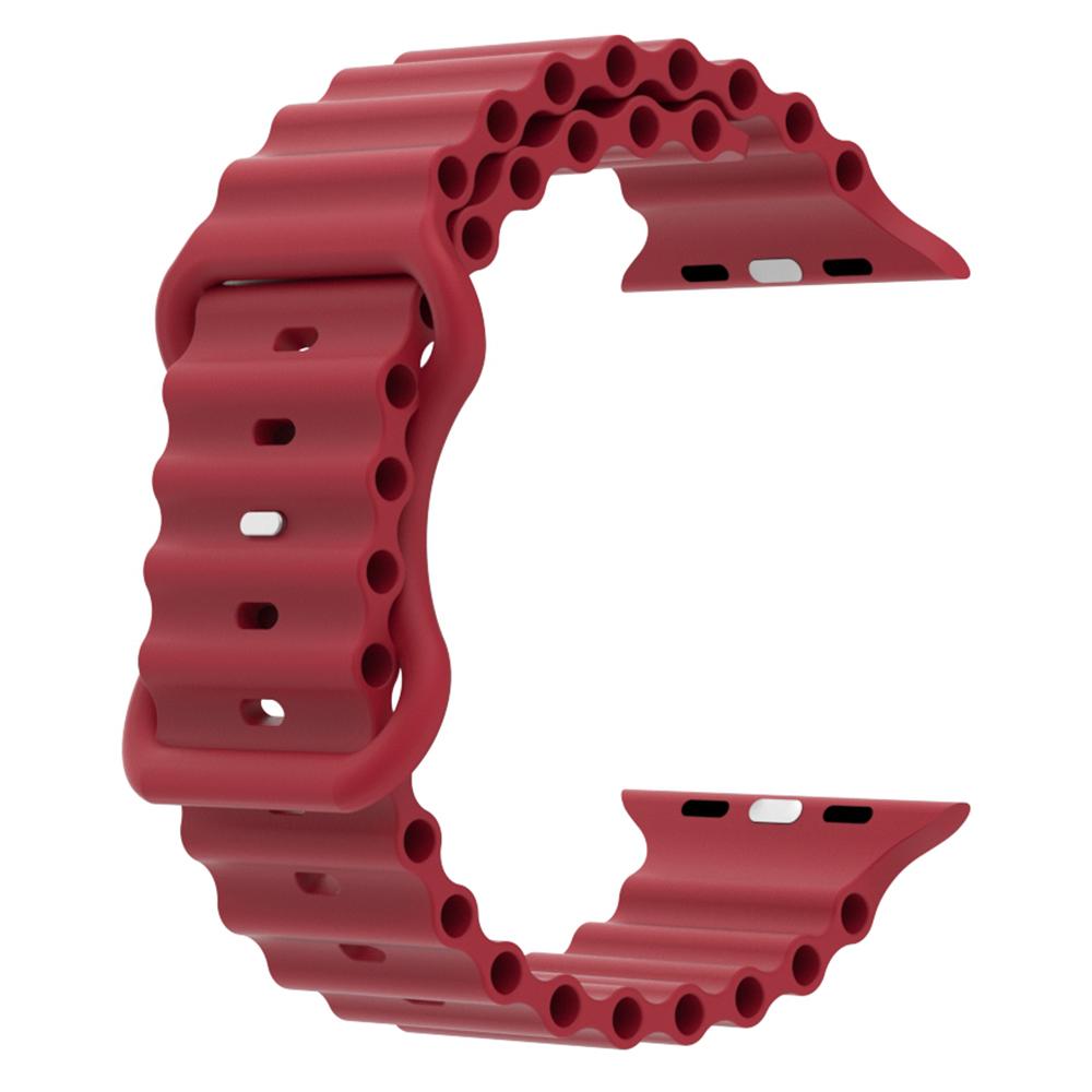 

Watch Strap for Apple Watch Series 10 42mm/9 8 7 41mm/SE (2023) SE (2022) SE 6 5 4 40mm/3 2 1 38mm Ocean Sport Silicone Band Star Light Color