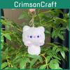 Adorable Plush Cat Doll With Squeaky Sound Perfect For Keychains And Bag Charms