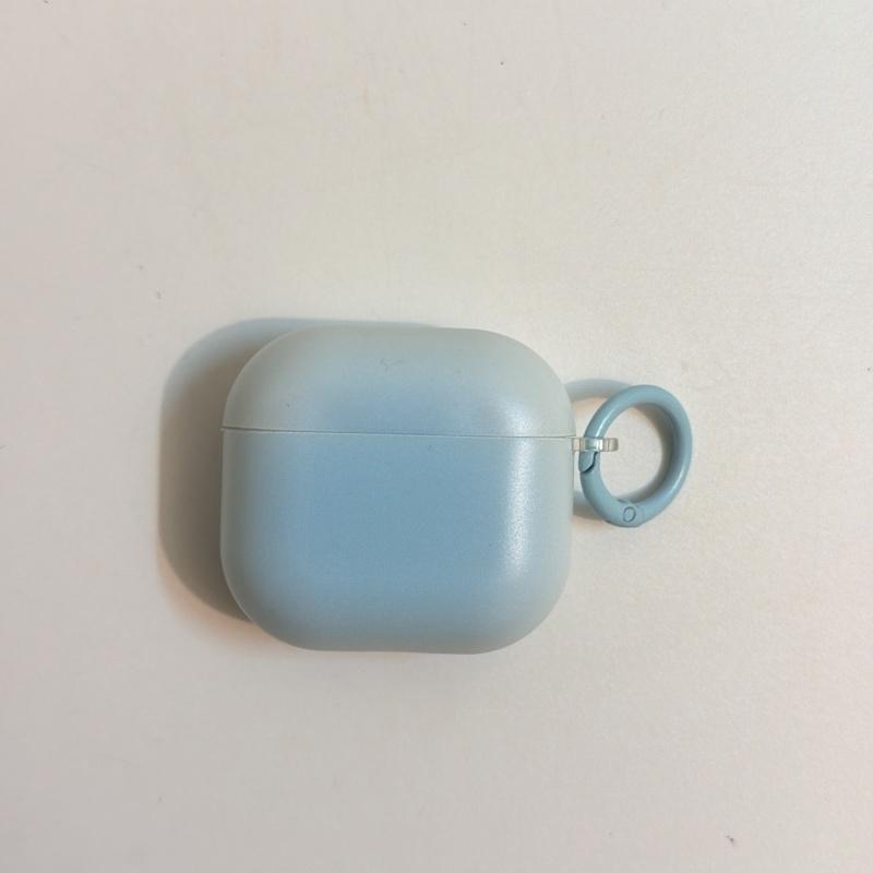 Matte Colors IMD Earphone Protective Case with Ring For Airpods Pro, Pro2, Pro3, 1, 2, 3, 4, ShoShock Proof