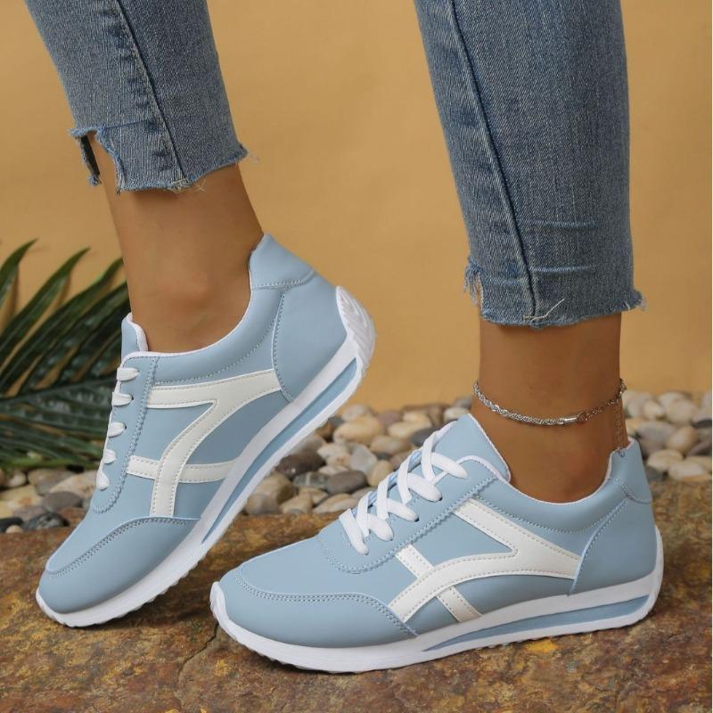 Sneakers Women Sports Shoes Women's Small White Shoes Round Toe Lace Up Comfortable Lightweight Running Shoes