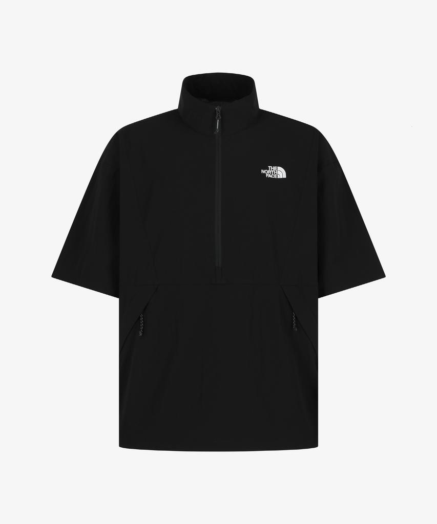 Noseupeiseu Nt7Ks18J Cool Vent Short Sleeve Anorak Black