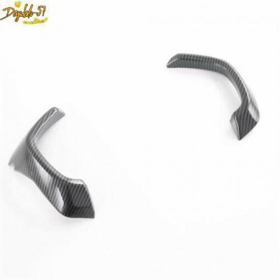 2xCarbon Fiber Front Dashboard Frame Cover Trim For Isuzu D-Max Dmax -