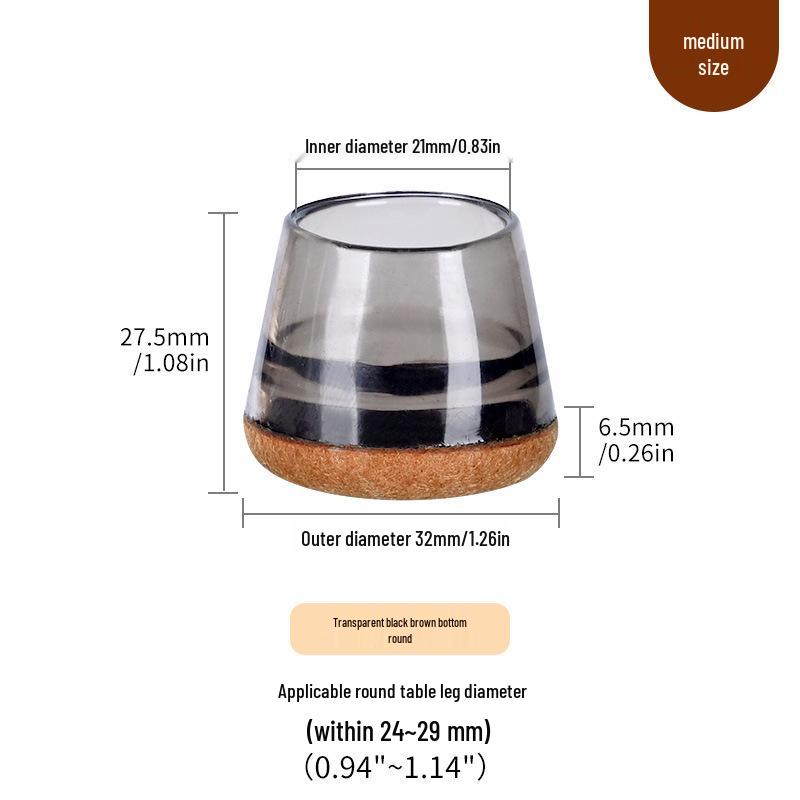 Silicone Chair and Table Leg Covers - Silent, Non-Slip Protection for Furniture