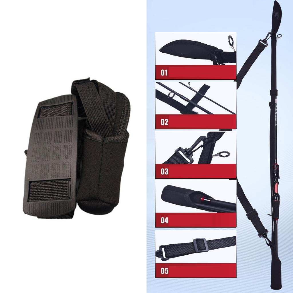 Shoulder Belt Poles Fishing Rod Strap Holder Belt 110-170cm Carrying Strap Portable Casting Rod Carriers Strap