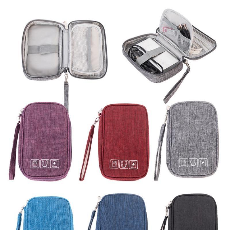 Digital Storage Bag Data Cable Storage Bag Multifunctional Travel Storage Bag Headphone Bag