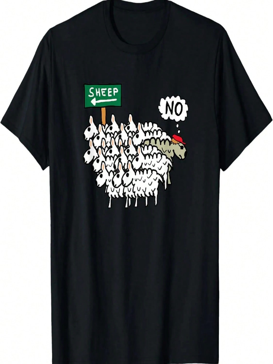 Don t Be A Sheep T-Shirt S разноцветный