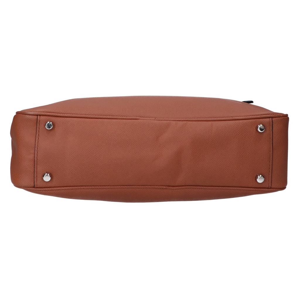 Coach [Stan Bardzo Dobry] 71637 Hudson Torba na Ramię Crossgrain 2-w-1 Torba biznesowa teczka BrązowyUżywany