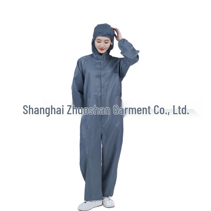 Unisex Anti-static Hooded Jumpsuit - Dustproof, Dust-free Cleanroom Protective Workwear