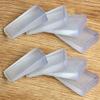 Plastic Furniture Levelers - Transparent Wedge Shims for Uneven Surfaces, Rubber Texture, Matte Finish, Cuttable Hard Table Pads for Doors and Floors
