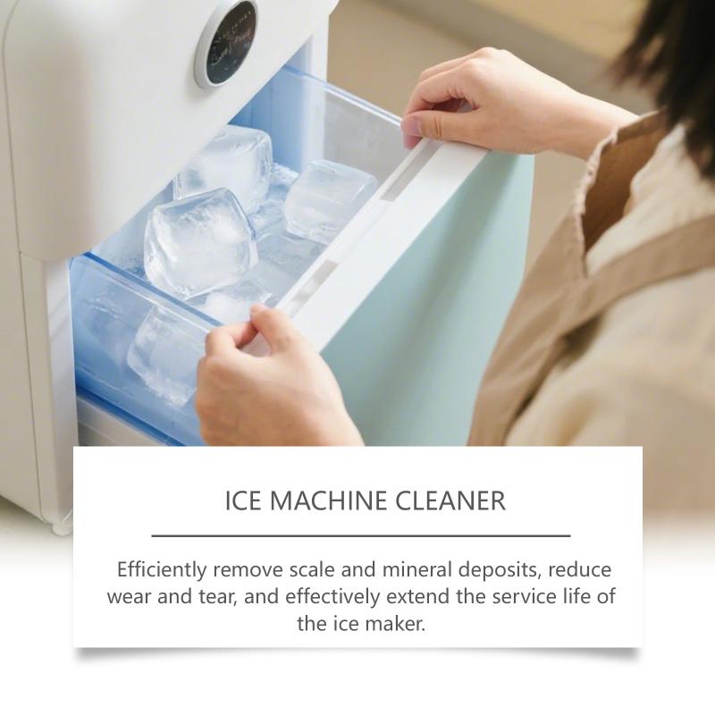 

Nickel Safe Ice Machine Cleaner - Effervescent Descaler Gentle Removal Of Limescale & Hard Water Buildup - For Ice Trays