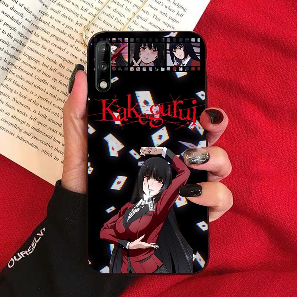 Japanese Anime Kakegurui Jabami Yumeko Phone Case For Huawei Honor 10 lite 9 20 7A 9X 30 50 60 70 pro plus Soft Silicone Cover