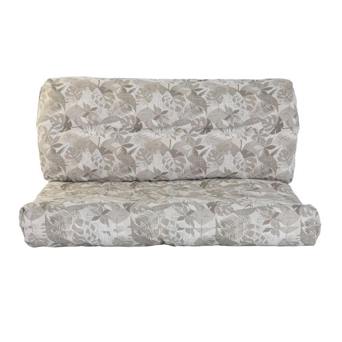 Coussin De Sol - DKD Home Decor - Feuille D'une Plante - Aluminium - 120x80 Cm - Déhoussable