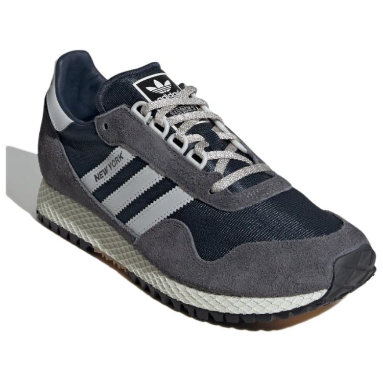 Adidas Originals New York Semišové Pohodlné Všestranné Protiskluzové Odolné proti opotřebení Prodyšné Nízké kecky Unisex Ležérní boty Šedé IG4552