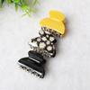 3pack Hair Clip Daisy Acrylic Plastic Small Hair Claw For Women Girls Fashion Gold Crab For Hair Tins Clamps Hair Accessories