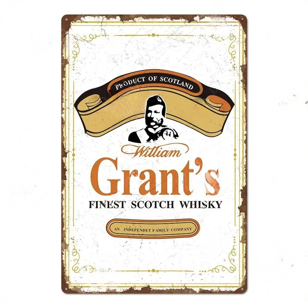 Vintage Whisky Plechová cedule Kovový plechový znak Pin-up girl Retro Nástěnná dekorace Pro garáž Klub Bar Pánská jeskyně Pub Kavárna Nástěnná dekorace
