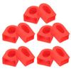 RISK Bicycle Crank Cover Bike Silicone Crank Arm Protector Boot Guard for Bicycle Pedal Shaft Red