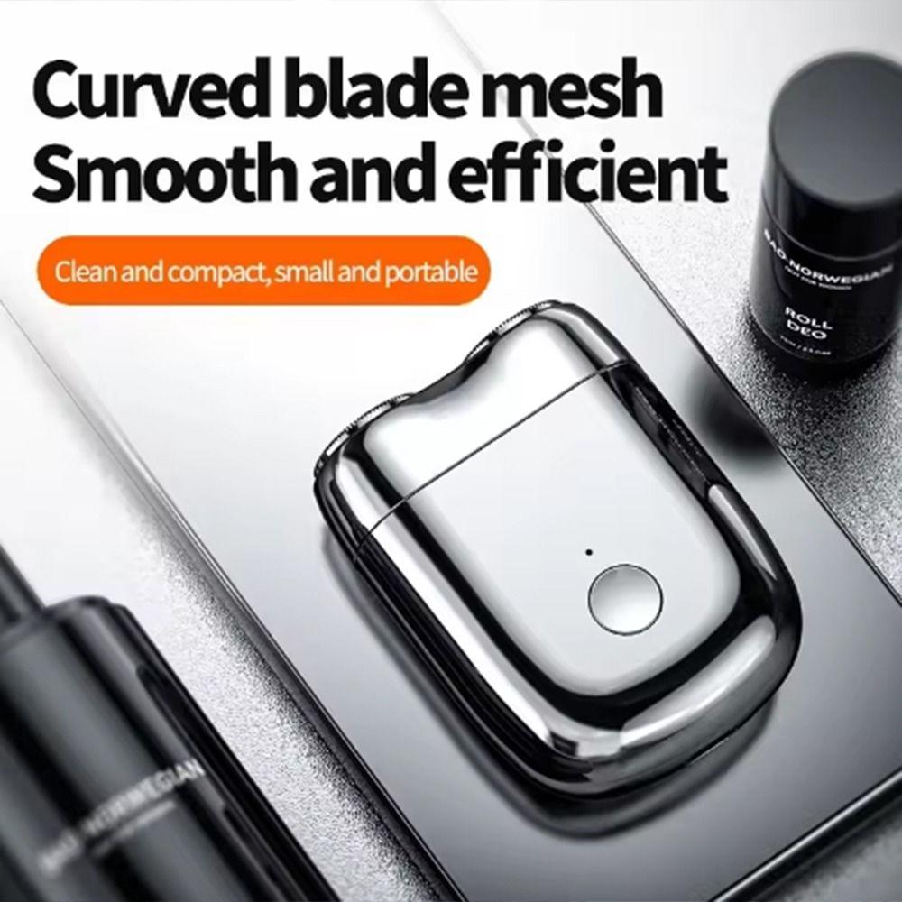 Ultra Clean Mini Electric Shaver Magnetic Facial Beard Trimmer Pocket Double Head Razor  Face Body