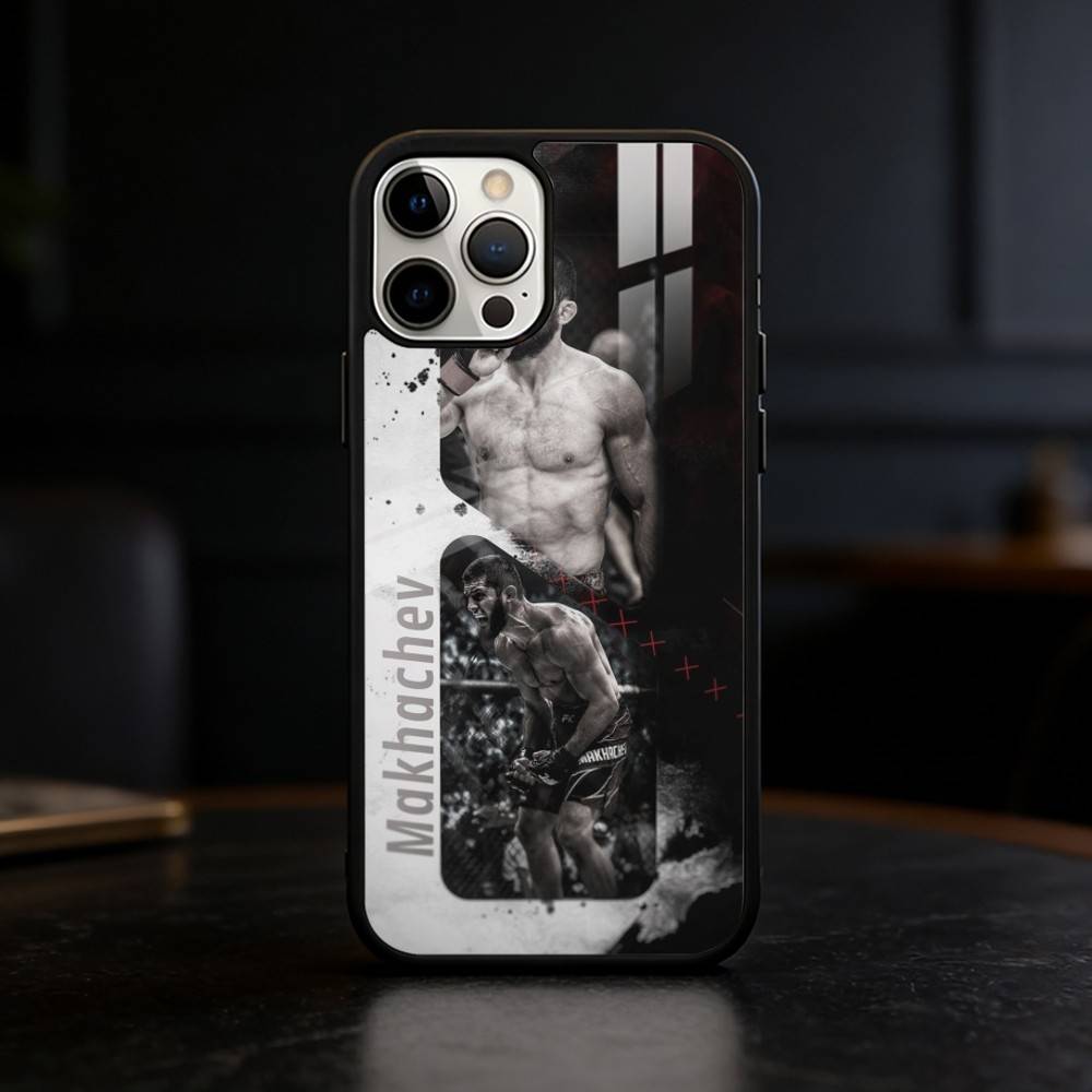 P4P Islam M-Makhachev Pouzdro na telefon Pro iPhone 17 16 15 14 13 12 Pro Max Plus pro Zrcadlový Bezdrátový Magnetický Kryt