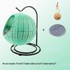 Cozy Rattan Cat Hanging Basket - Washable, Semi-Enclosed, All-Season Cat Bed for Winter Warmth